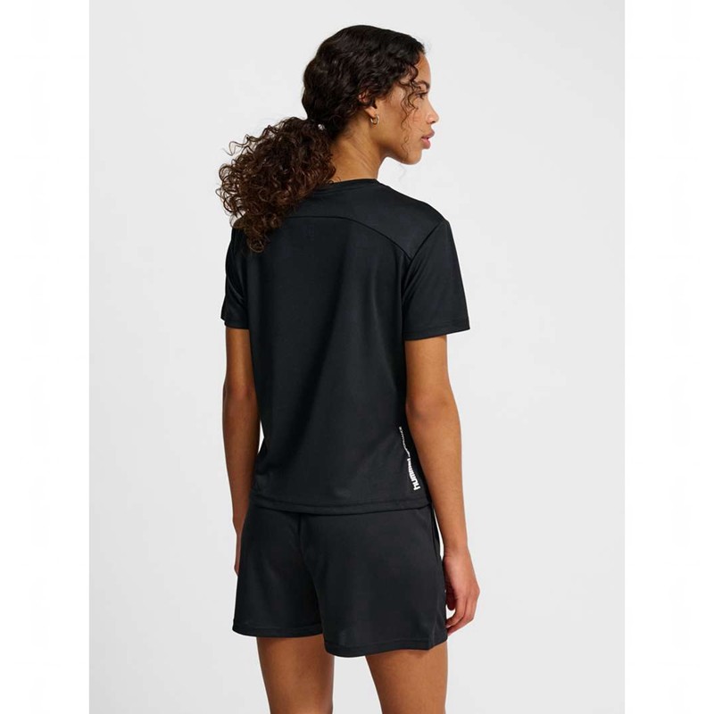 Hummel Pulse Training W S/S T-shirt Dam Svarta | 389183-107