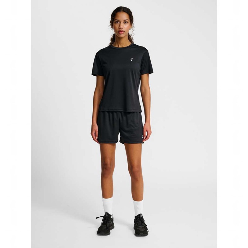 Hummel Pulse Training W S/S T-shirt Dam Svarta | 389183-107