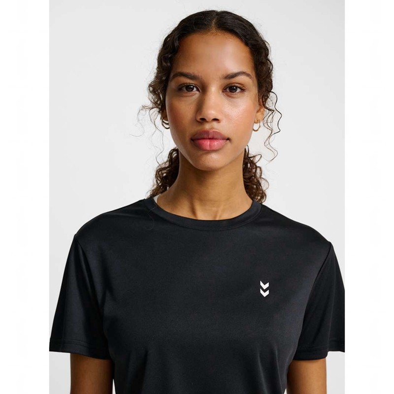 Hummel Pulse Training W S/S T-shirt Dam Svarta | 389183-107