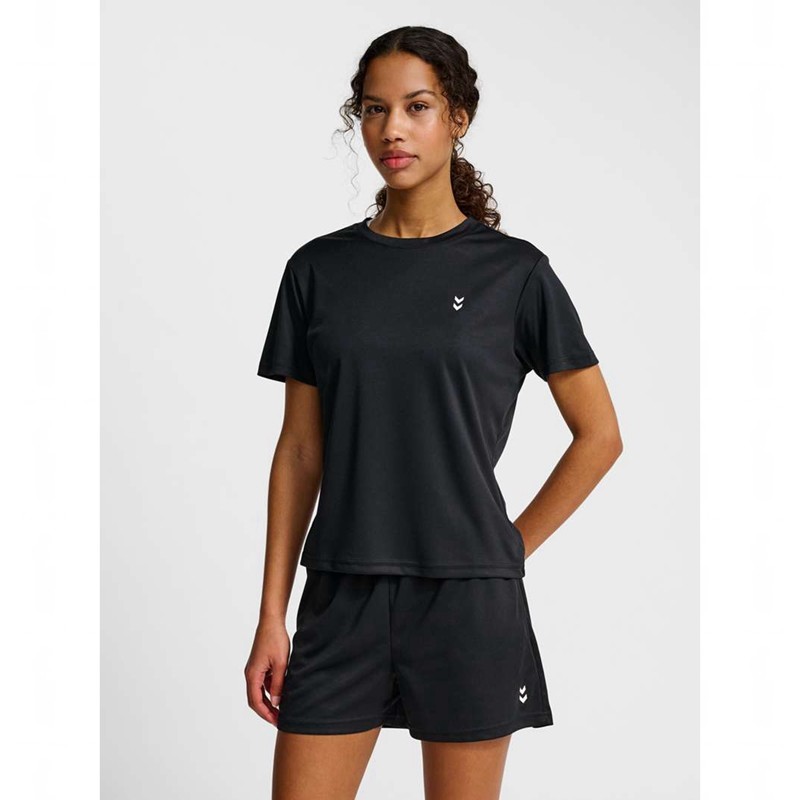 Hummel Pulse Training W S/S T-shirt Dam Svarta | 389183-107