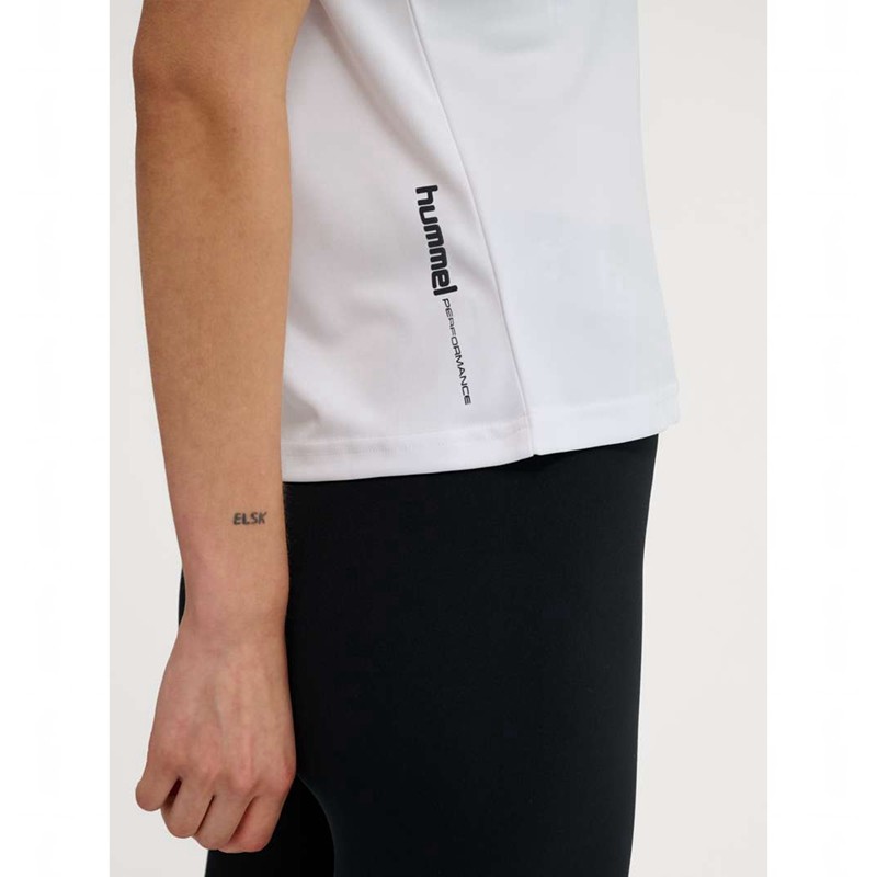 Hummel Pulse Training W S/S T-shirt Dam Vita | 056625-394
