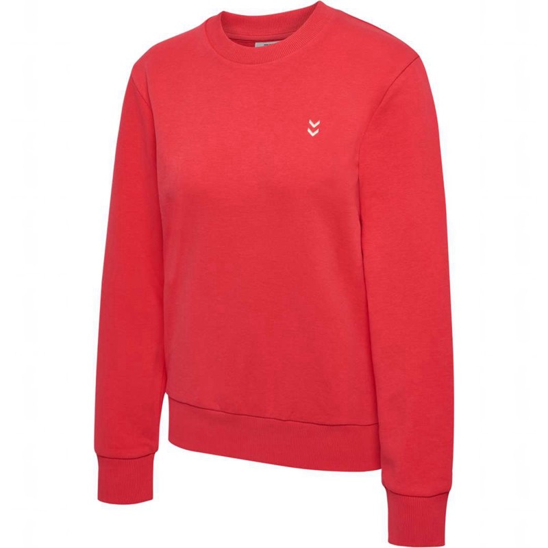 Hummel Pulse W Sweat Crewneck Tröjor Dam Röda | 927532-583