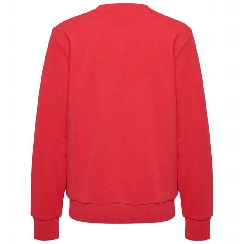 Hummel Pulse W Sweat Crewneck Tröjor Dam Röda | 927532-583