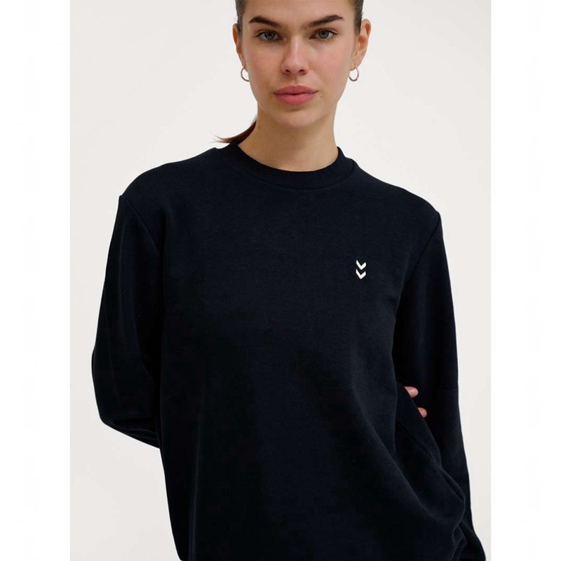 Hummel Pulse W Sweat Crewneck Tröjor Dam Svarta | 532162-879