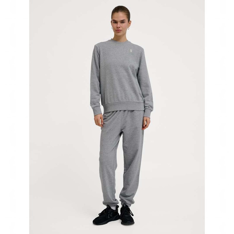 Hummel Pulse W Sweat Crewneck Tröjor Dam Grå | 403114-506