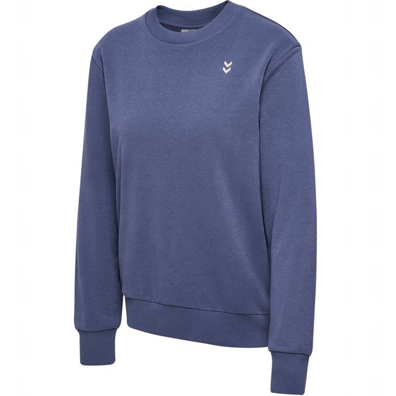 Hummel Pulse W Sweat Crewneck Tröjor Dam Blå | 707148-838