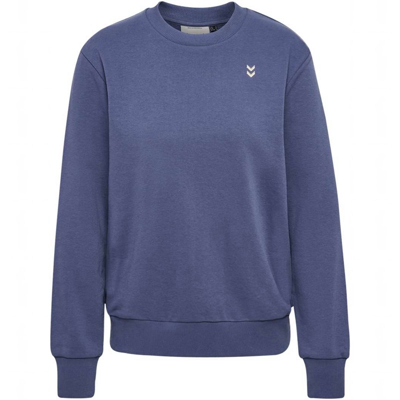 Hummel Pulse W Sweat Crewneck Tröjor Dam Blå | 707148-838