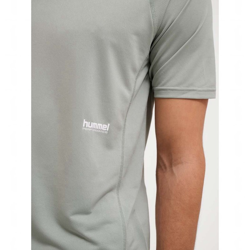 Hummel Pulse Workout S/S T-shirt Herr Grå | 369260-401