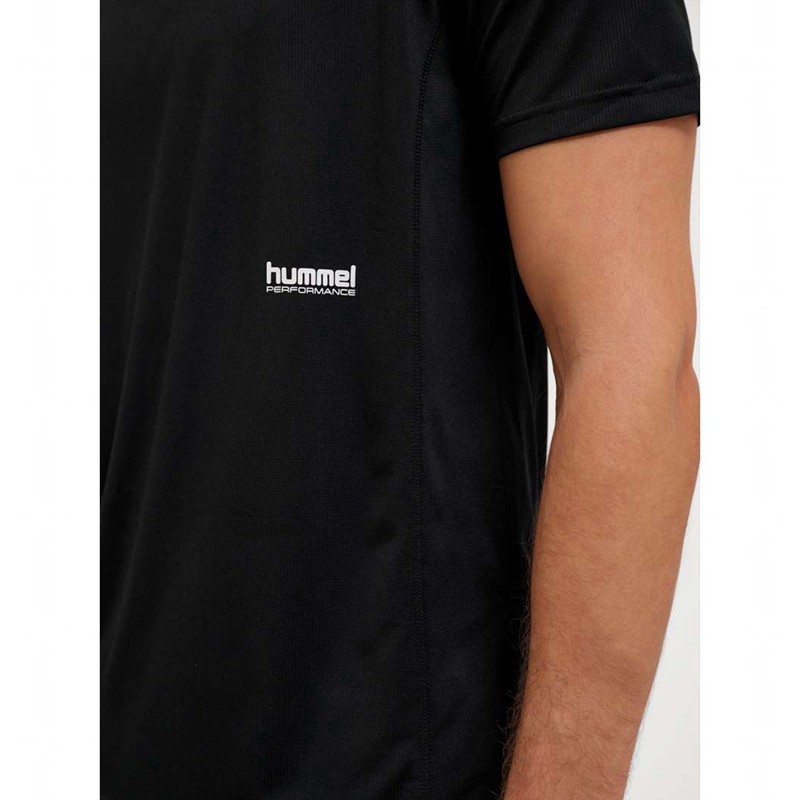 Hummel Pulse Workout S/S T-shirt Herr Svarta | 645425-760