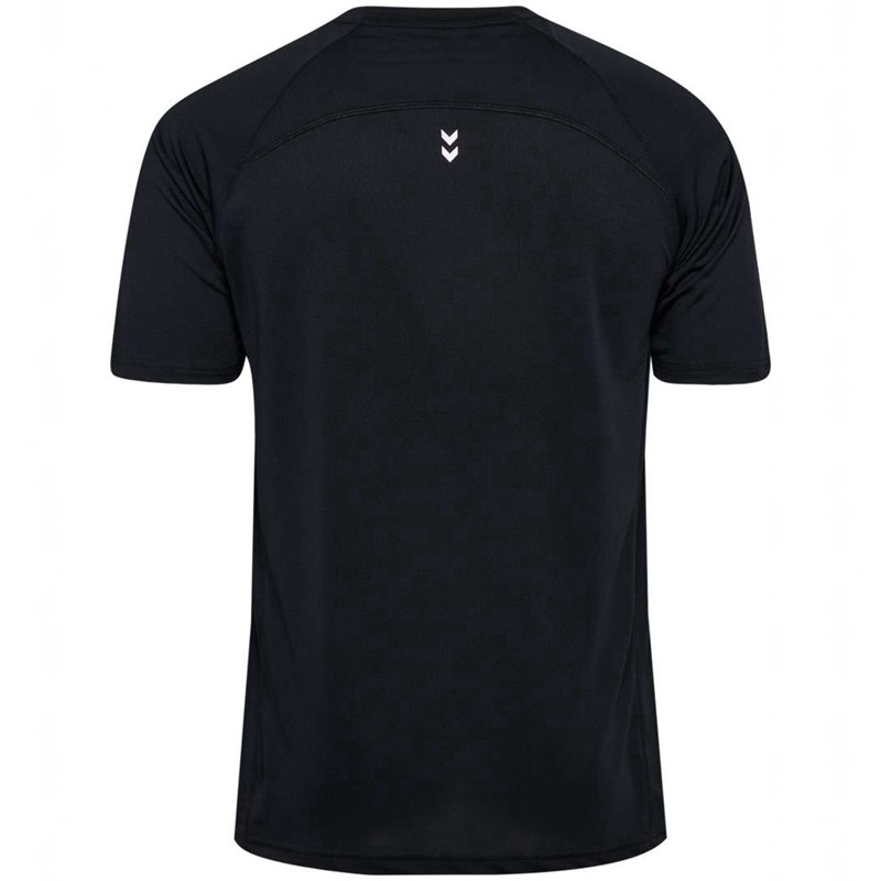 Hummel Pulse Workout S/S T-shirt Herr Svarta | 645425-760