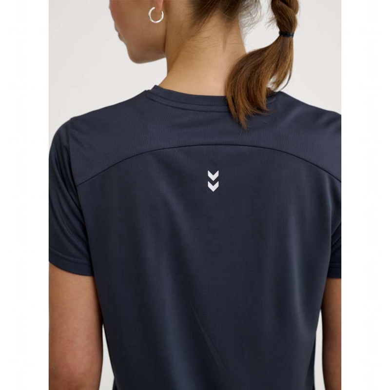 Hummel Pulse Workout W S/S T-shirt Dam Svarta | 527164-795