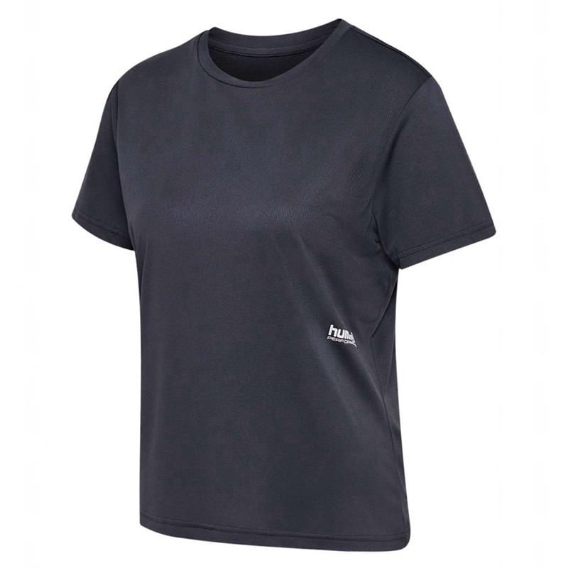 Hummel Pulse Workout W S/S T-shirt Dam Svarta | 527164-795