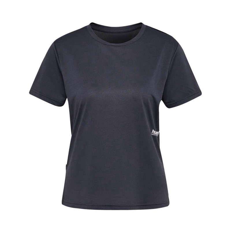 Hummel Pulse Workout W S/S T-shirt Dam Svarta | 527164-795