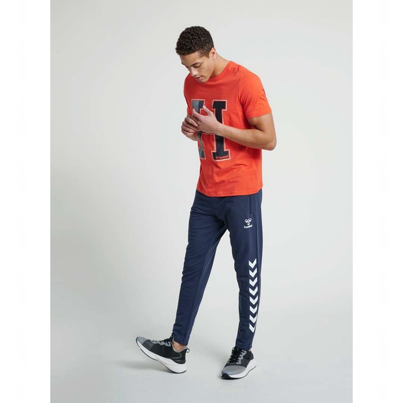 Hummel Ray 2.0 Tapered T-shirt Herr Marinblå | 627330-596