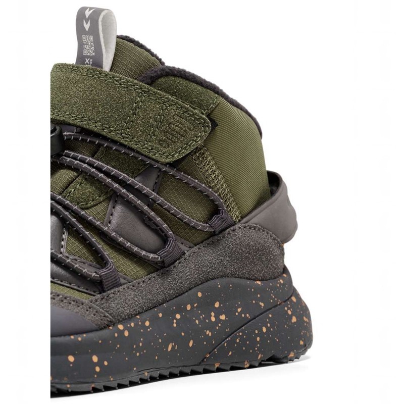 Hummel Reach Conquer Mid Tex Jr Vinterskor Barn Olivgröna | 572107-701