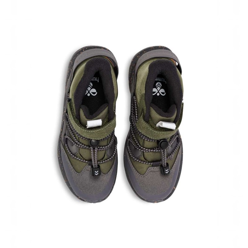 Hummel Reach Conquer Mid Tex Jr Vinterskor Barn Olivgröna | 572107-701