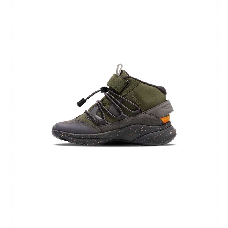 Hummel Reach Conquer Mid Tex Jr Vinterskor Barn Olivgröna | 572107-701