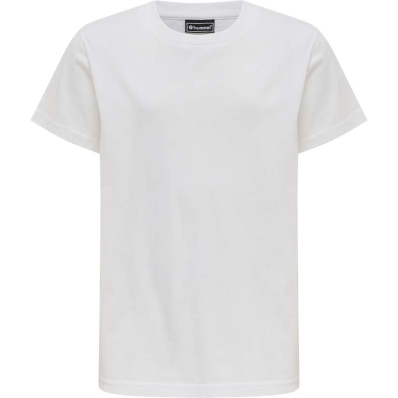 Hummel Red Basic S/S T-shirt Barn Vita | 558342-043
