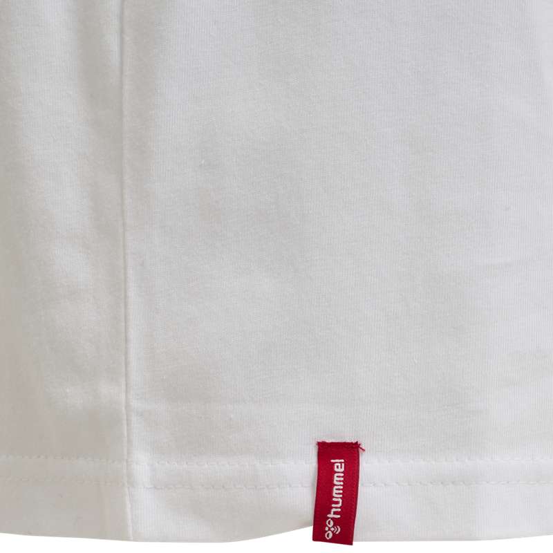 Hummel Red Basic S/S T-shirt Barn Vita | 558342-043