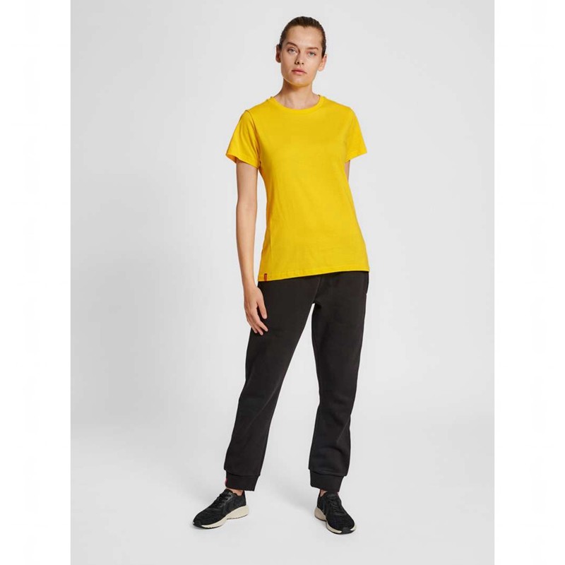 Hummel Red Basic S/S T-shirt Dam Gula | 836244-760