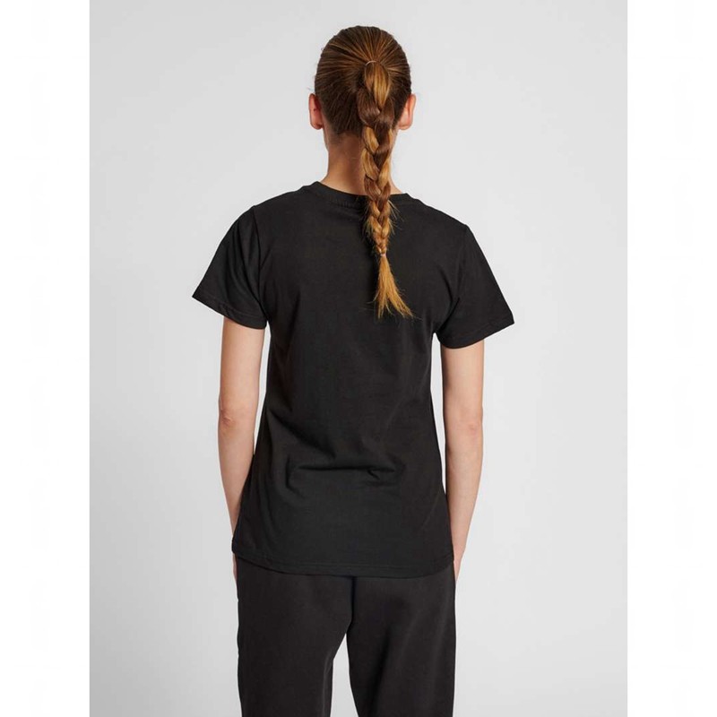 Hummel Red Basic S/S T-shirt Dam Svarta | 676989-841