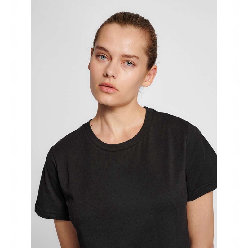 Hummel Red Basic S/S T-shirt Dam Svarta | 676989-841