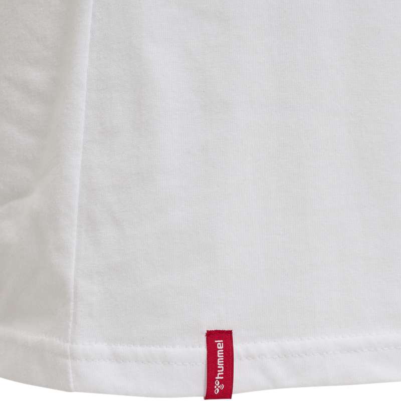 Hummel Red Basic S/S T-shirt Dam Vita | 045787-277