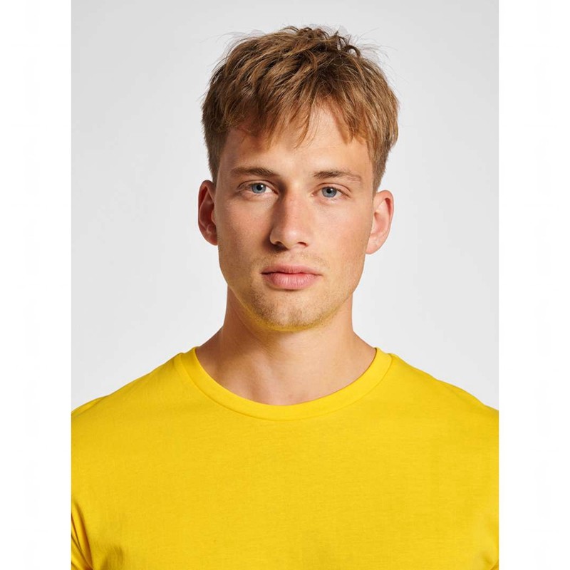 Hummel Red Basic S/S T-shirt Herr Gula | 577195-650