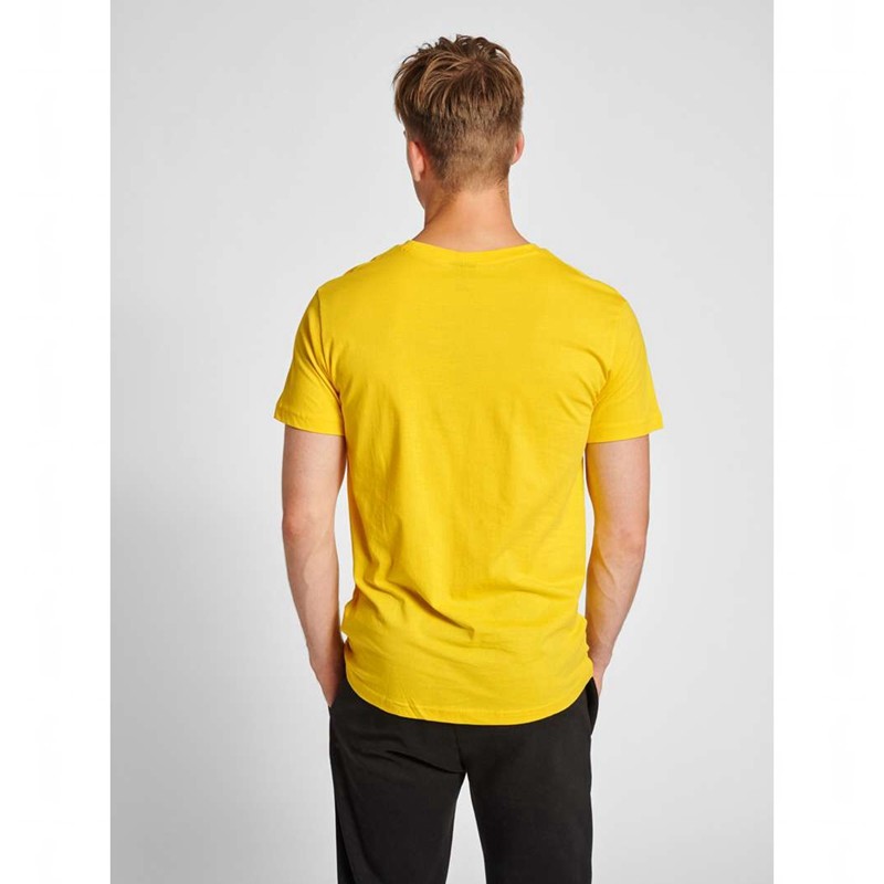 Hummel Red Basic S/S T-shirt Herr Gula | 577195-650