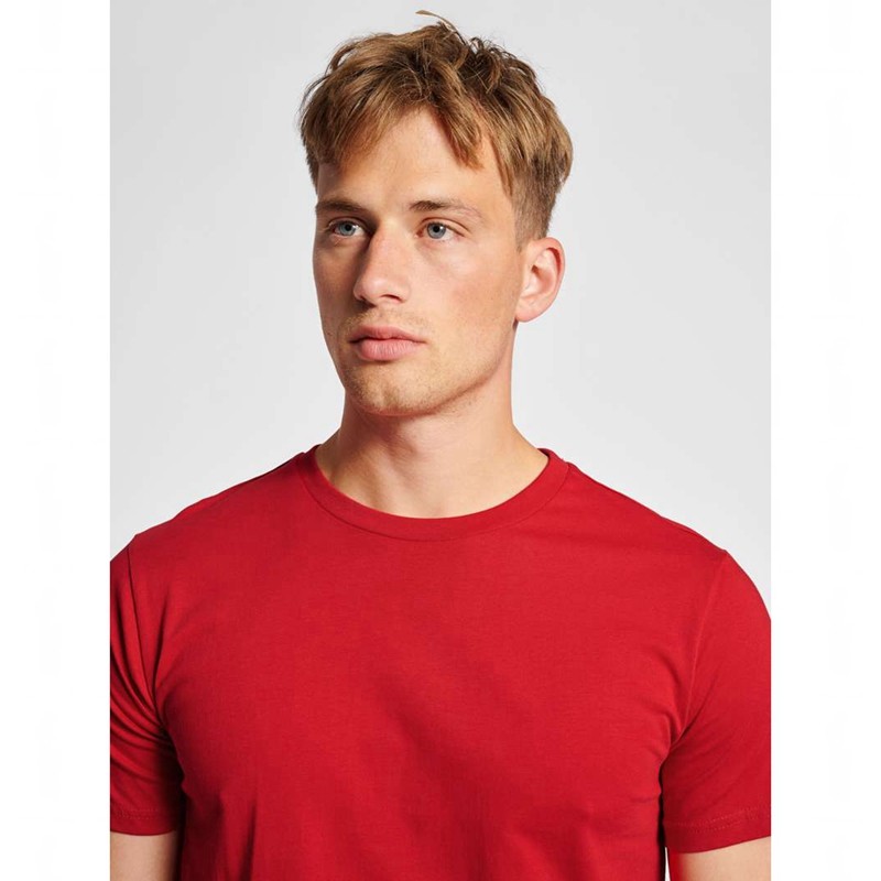 Hummel Red Basic S/S T-shirt Herr Röda | 720649-231