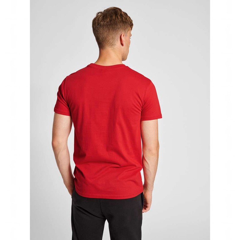 Hummel Red Basic S/S T-shirt Herr Röda | 720649-231