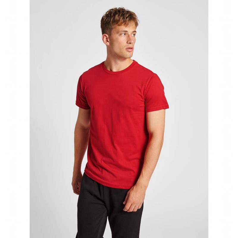 Hummel Red Basic S/S T-shirt Herr Röda | 720649-231
