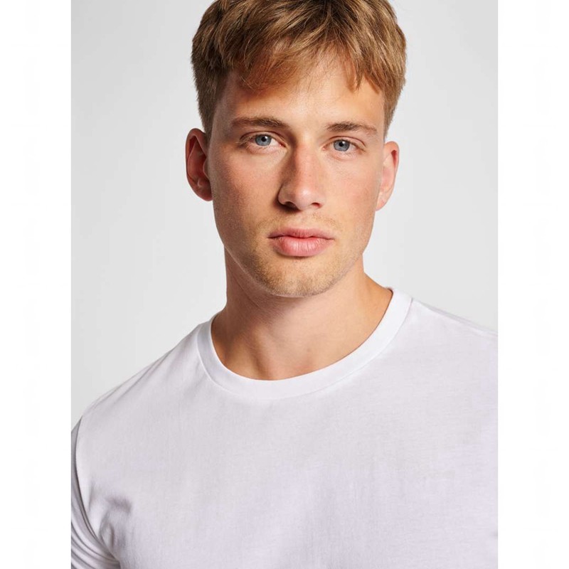 Hummel Red Basic S/S T-shirt Herr Vita | 692056-952
