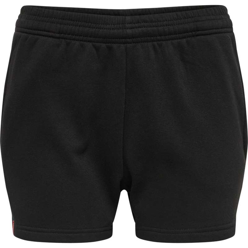 Hummel Red Basic Sweat Shorts Dam Svarta | 106114-807