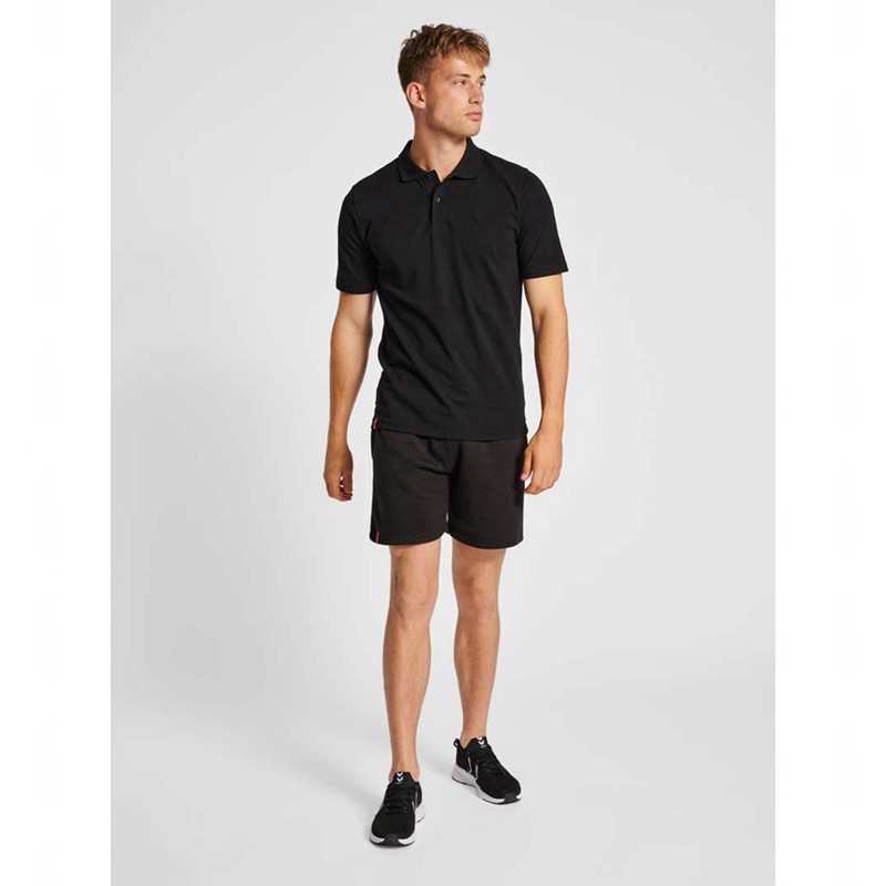 Hummel Red Basic Sweatshorts Herr Svarta | 144339-025