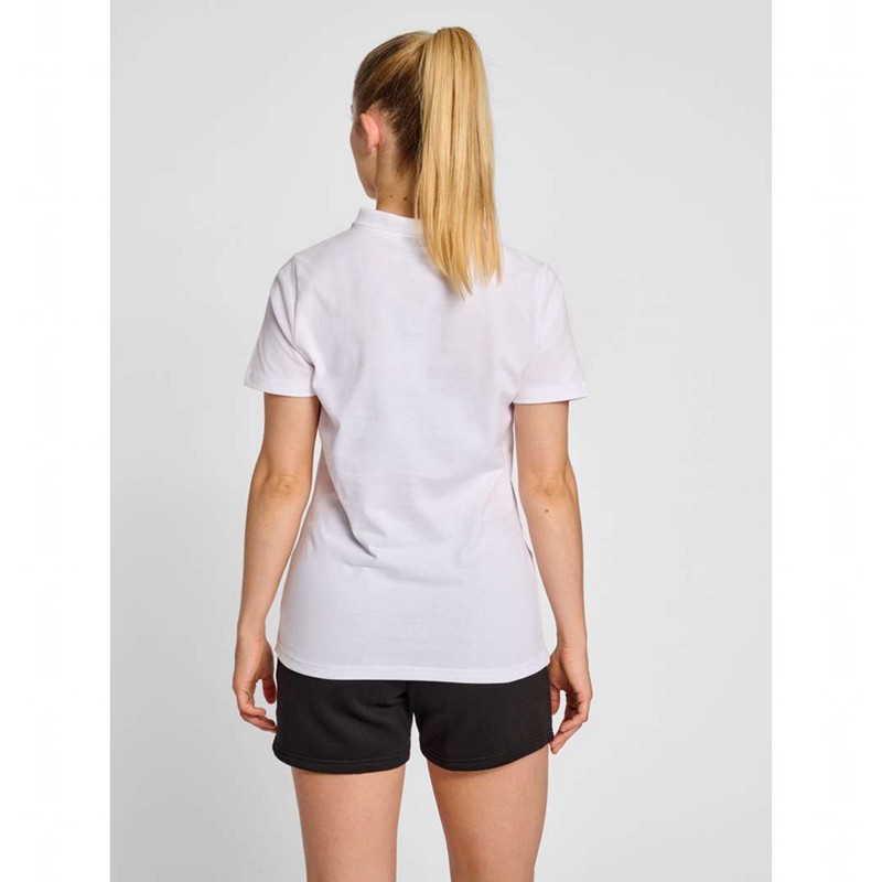 Hummel Red Classic Polo Shorts Dam Vita | 023891-449