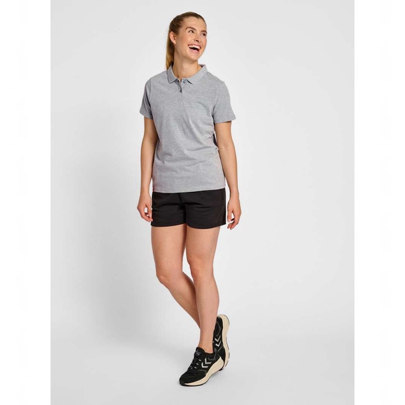 Hummel Red Classic Polo T-shirt Dam Grå | 520784-326