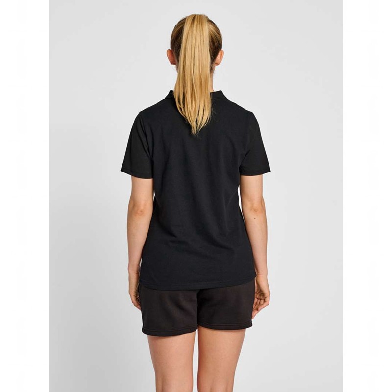 Hummel Red Classic Polo T-shirt Dam Svarta | 002504-741