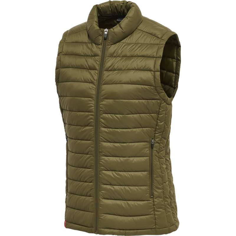 Hummel Red Quilted Väst Dam Olivgröna | 422702-123