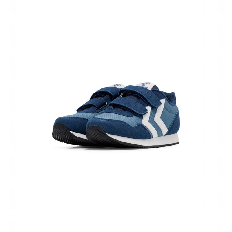 Hummel Reflex Double Multi Jr Sneakers Barn Blå | 342256-458