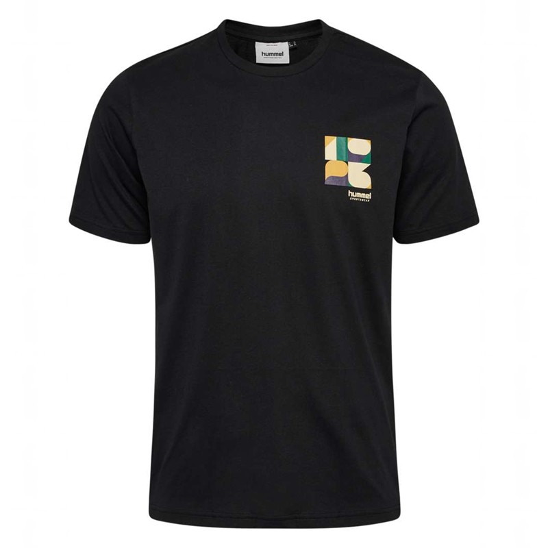 Hummel Regular Graphic S/S T-shirt Herr Svarta | 577609-465