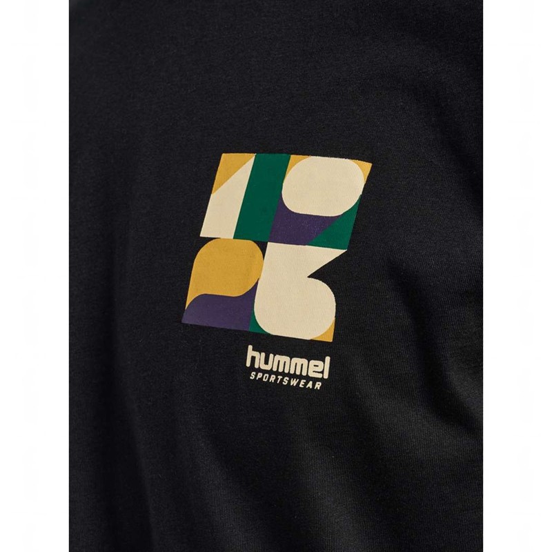 Hummel Regular Graphic S/S T-shirt Herr Svarta | 577609-465