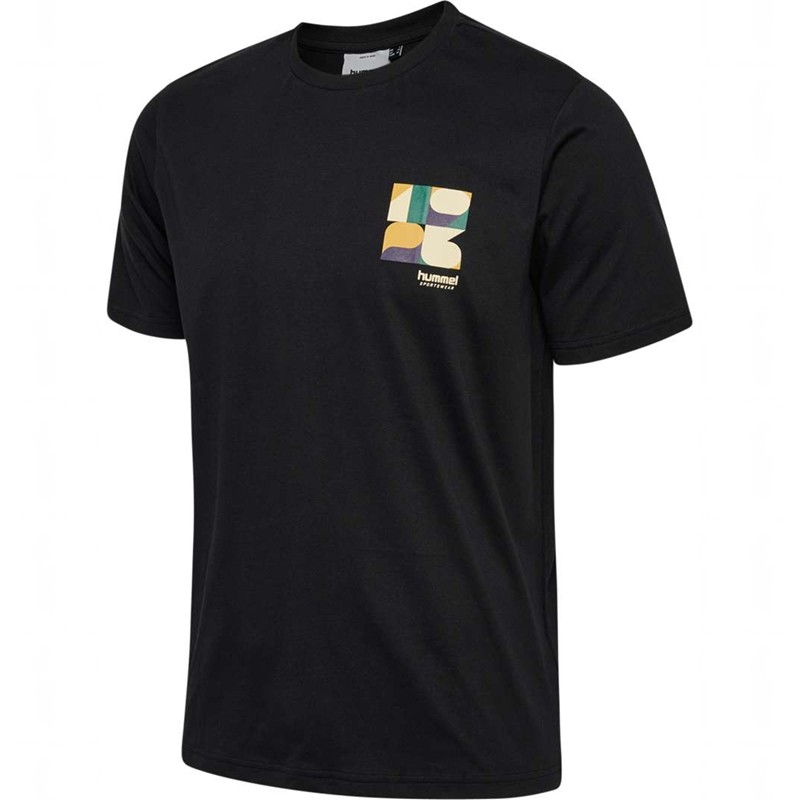 Hummel Regular Graphic S/S T-shirt Herr Svarta | 577609-465