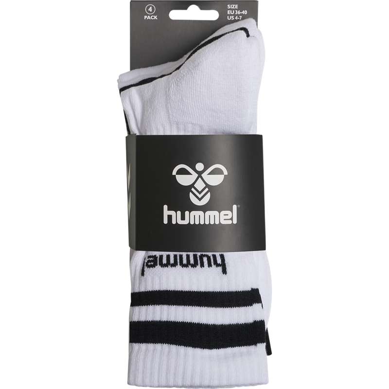 Hummel Retro 4-pack Mix Strumpor Dam Vita | 577610-564