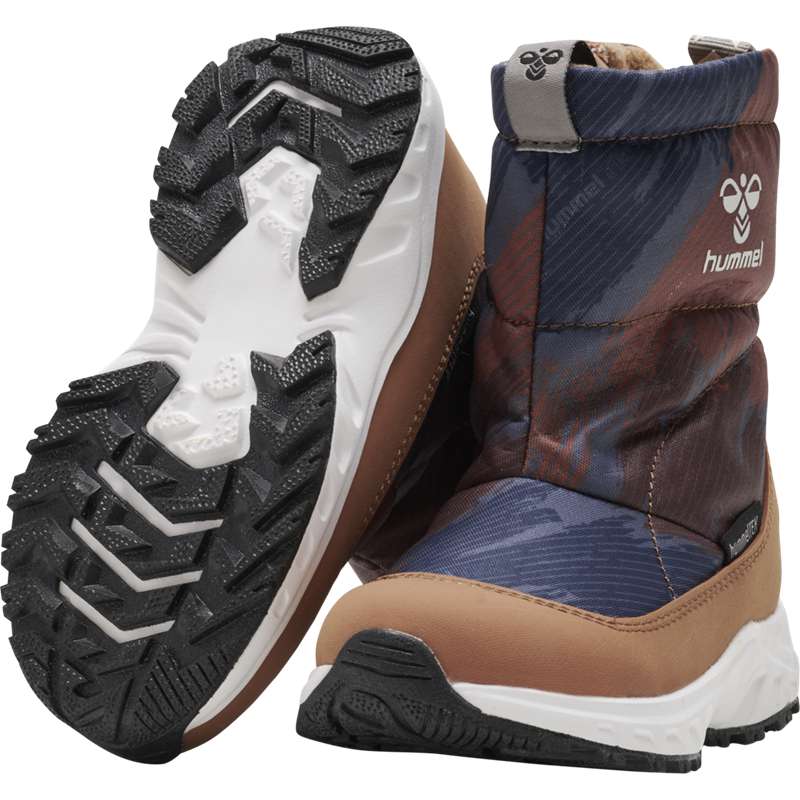 Hummel Root Puffer Recycled Tex Infant Vinterkängor Barn Bruna | 595619-775