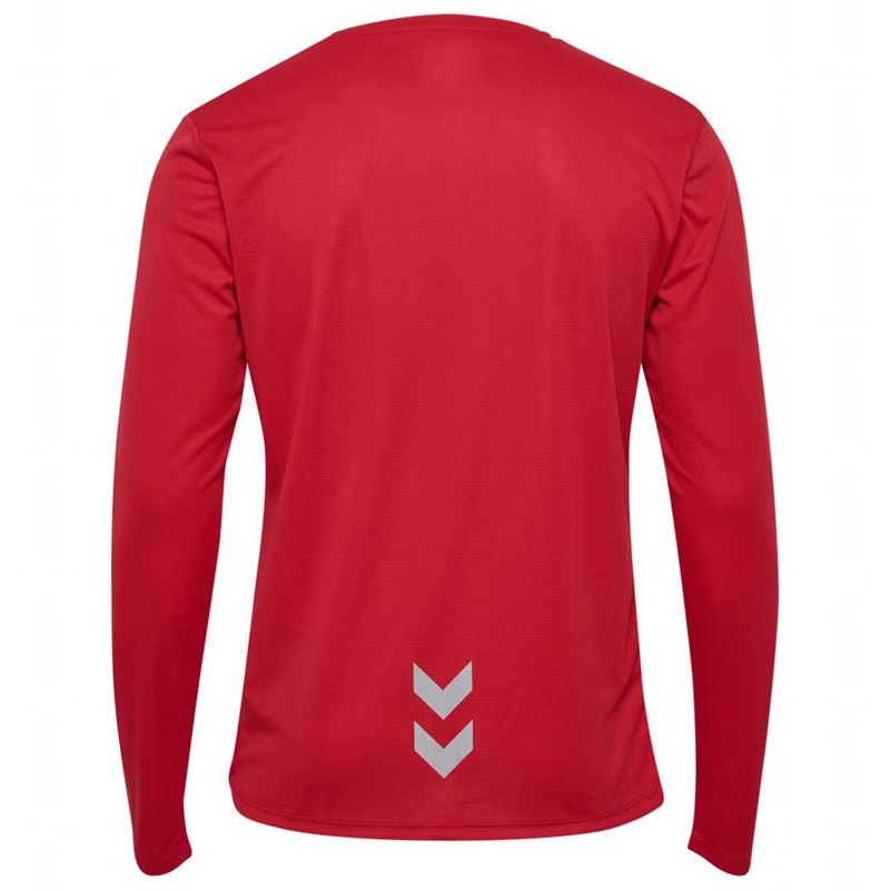 Hummel Run L/S Hoodie Herr Röda | 088577-058