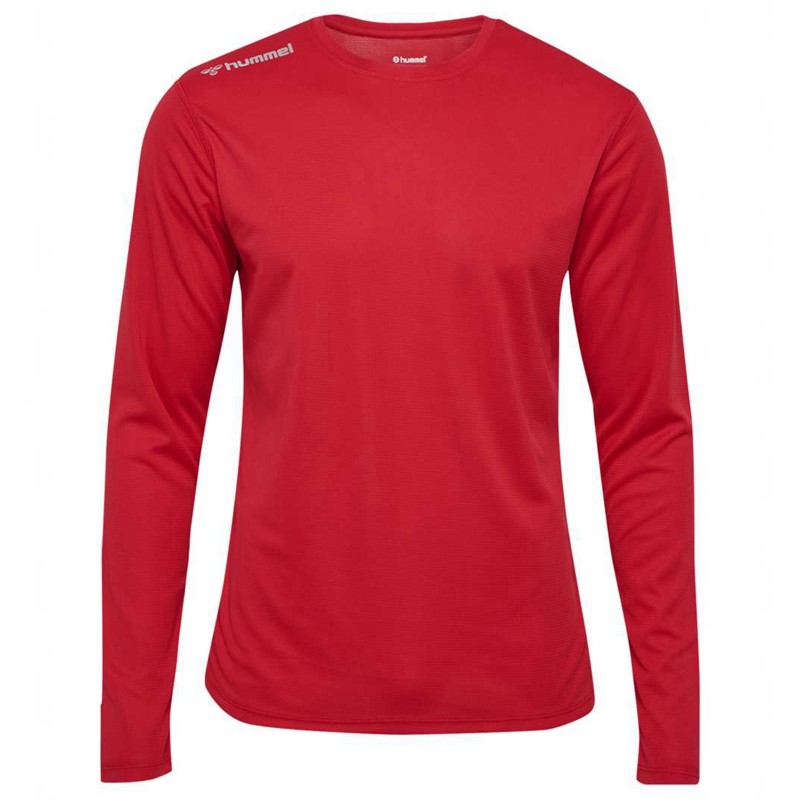 Hummel Run L/S Hoodie Herr Röda | 088577-058