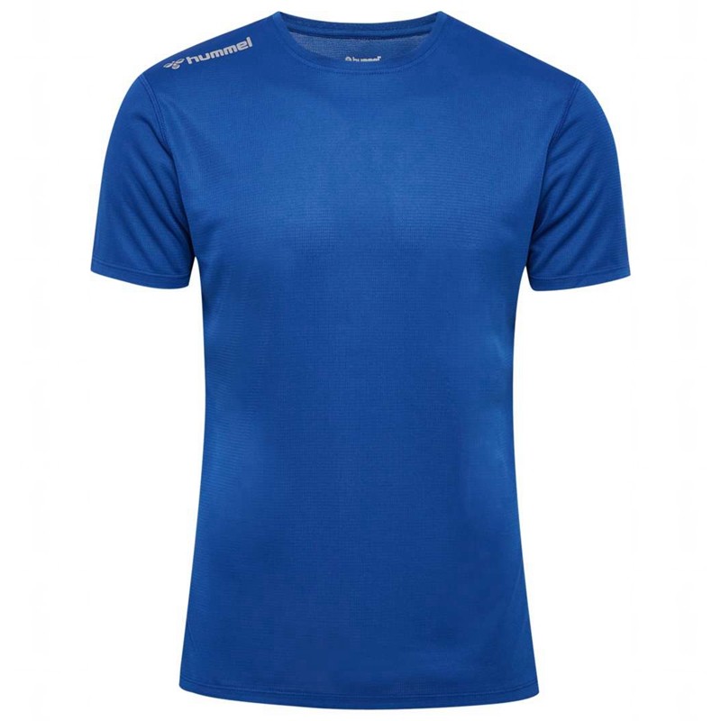 Hummel Run S/S Jersey Herr Blå | 590624-123