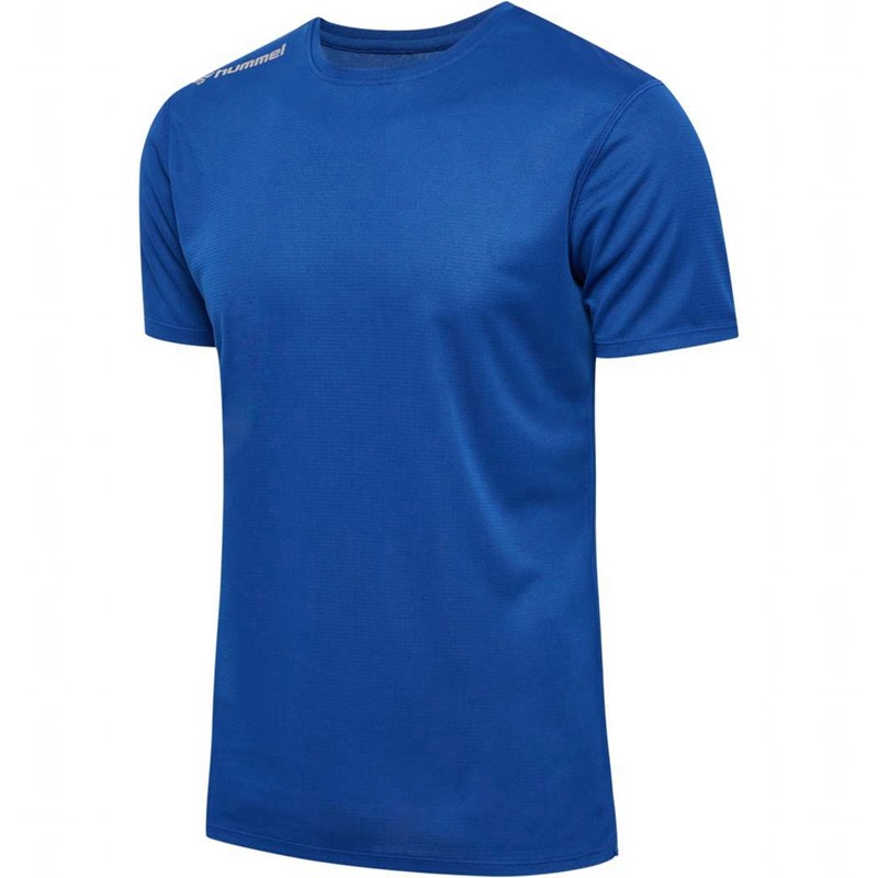 Hummel Run S/S Jersey Herr Blå | 590624-123