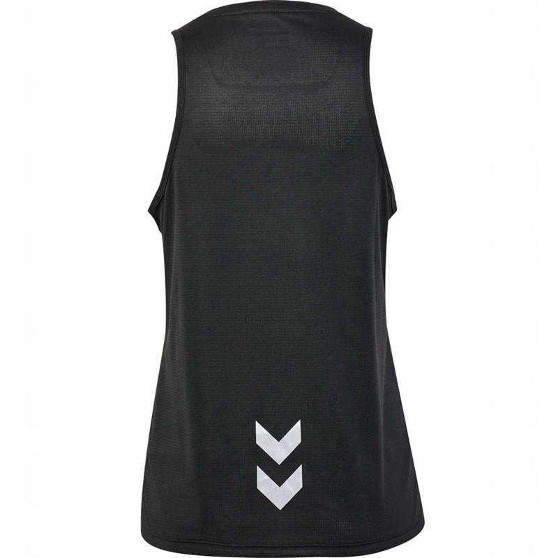 Hummel Run Singlet S/L Shorts Dam Svarta | 840266-535